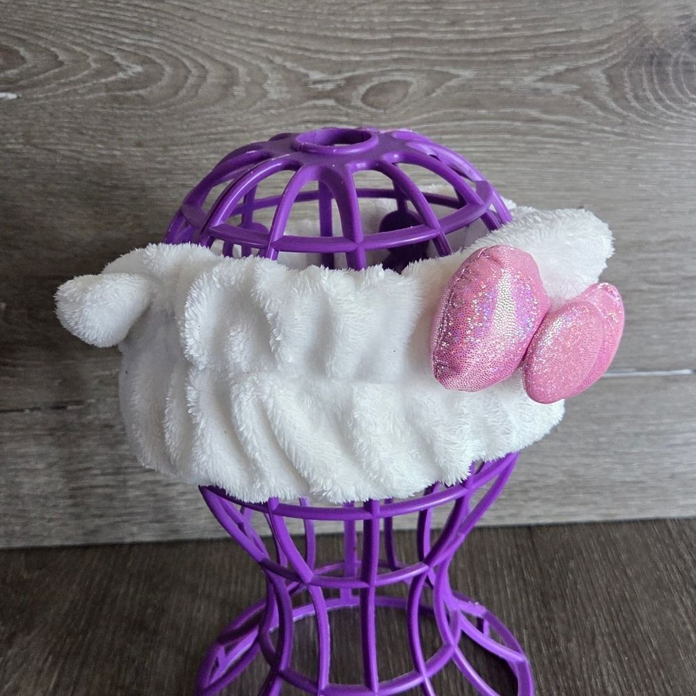 The Crème Shop Plush Spa Headband with Hello Kitty's Signature Bow (Pink)
